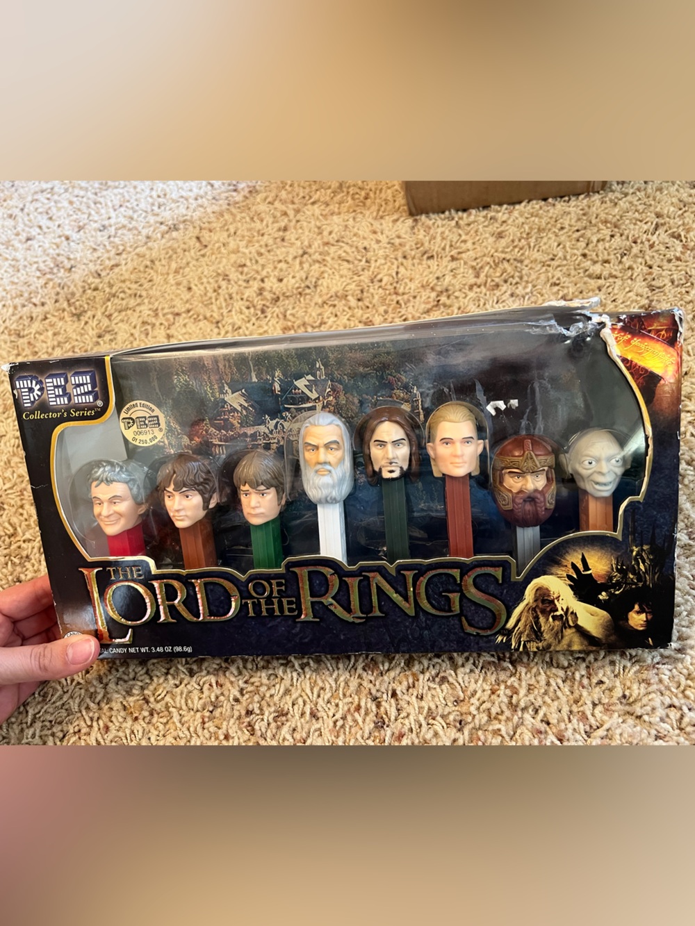 Lord of the Rings Character Candy Dispenser Set - Multicolor